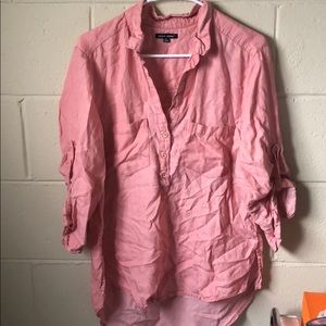 Pink Dear John High Low Soft Lightweight Top